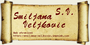 Smiljana Veljković vizit kartica